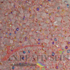 DMC 818 Baby Pink - runde Steine - Aurora Borealis (AB) - Diamond Painting