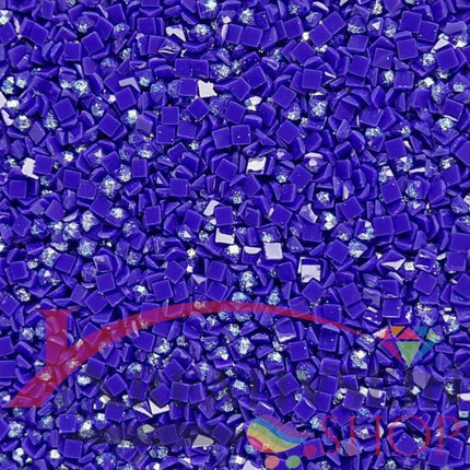 DMC 820 Royal Blue VY DK - eckige Steine - Fairy Dust - Diamond Painting
