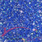 DMC 820 Royal Blue VY DK - runde Steine - Aurora Borealis (AB) - Diamond Painting