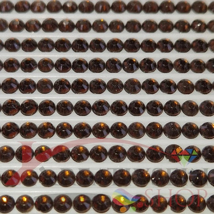DMC 840 Beige Brown MED - rund Steine - Strass - Diamond Painting