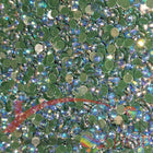 DMC 890 Pistachio Green ULT DK - runde Steine - Aurora Borealis (AB) - Diamond Painting