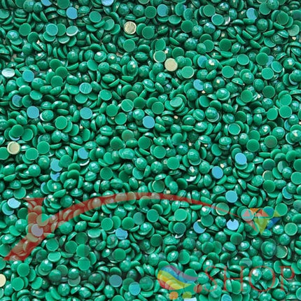 DMC 909 Emerald Green VY LT - runde Steine - Diamond Painting
