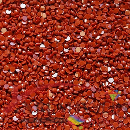 DMC 918 Red Copper DK - runde Steine - Diamond Painting