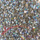 DMC 934 Black Avocado Green - eckige Steine - Aurora Borealis (AB) - Diamond Painting