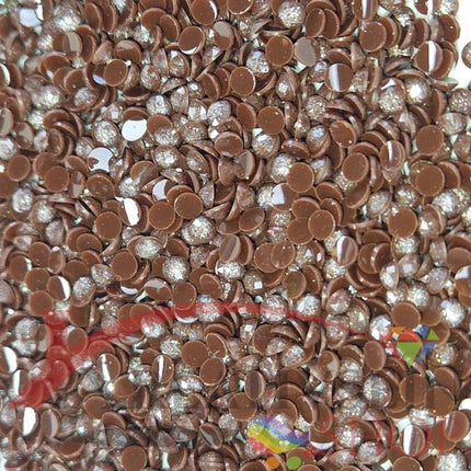 DMC 938 Coffee Brown ULT DK - runde Steine - Fairy Dust - Diamond Painting