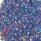 DMC 939 Navy Blue VY DK - runde Steine - Aurora Borealis (AB) - Diamond Painting