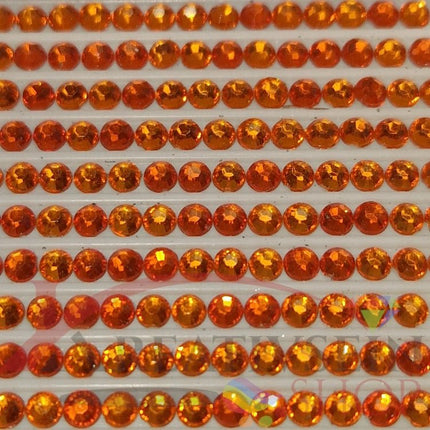 DMC 947 Burnt Orange - rund Steine - Strass - Diamond Painting