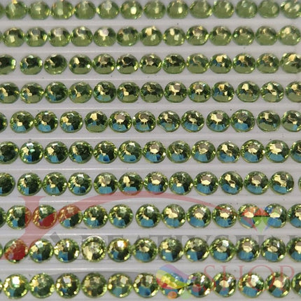DMC 955 Nile Green LT - rund Steine - Strass - Diamond Painting