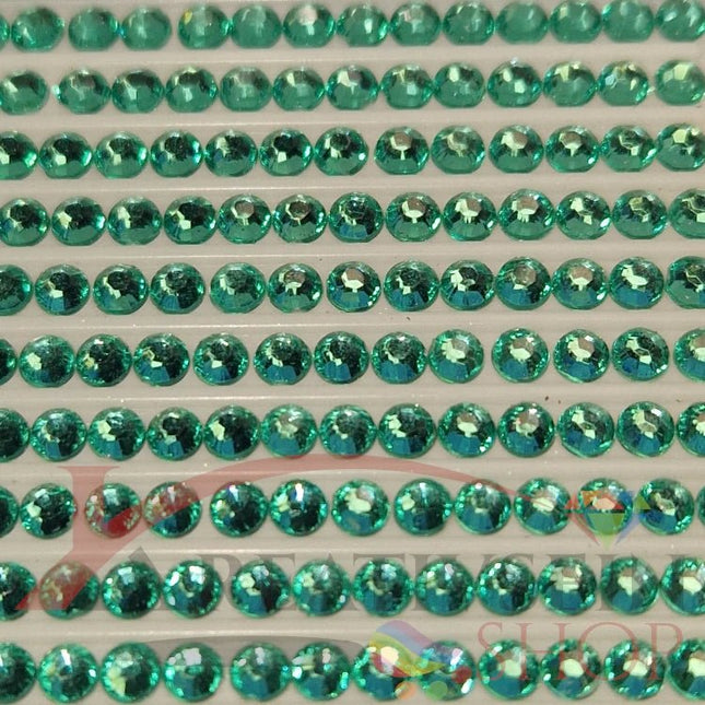 DMC 959 Sea Green MED - rund Steine - Strass - Diamond Painting
