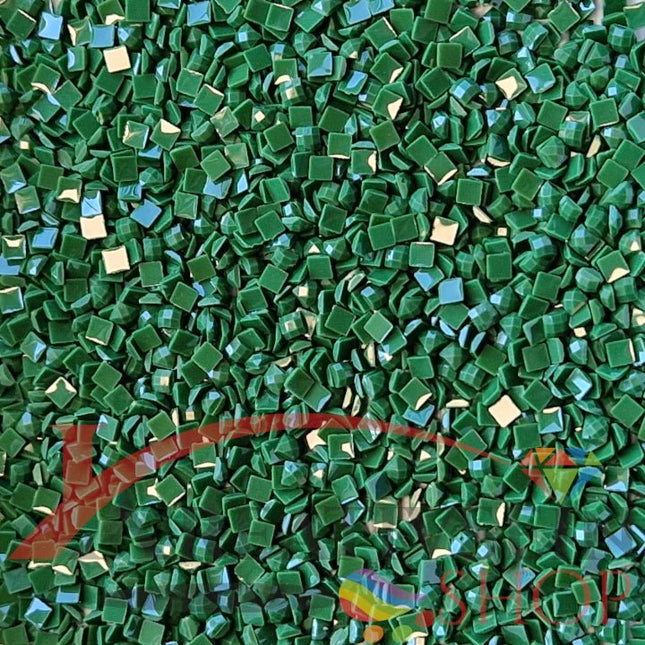 DMC 986 Forest Green VY DK - eckige Steine - Diamond Painting