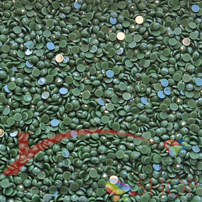 DMC 986 Forrest Green VY DK - runde Steine - Diamond Painting