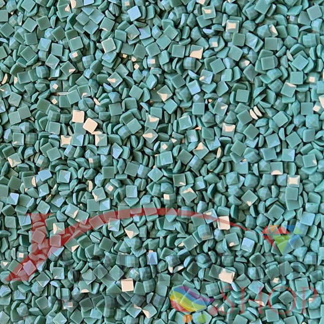 DMC 992 Aquamarine - eckige Steine - Diamond Painting