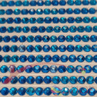 DMC 995 Electric Blue DK - rund Steine - Strass - Diamond Painting
