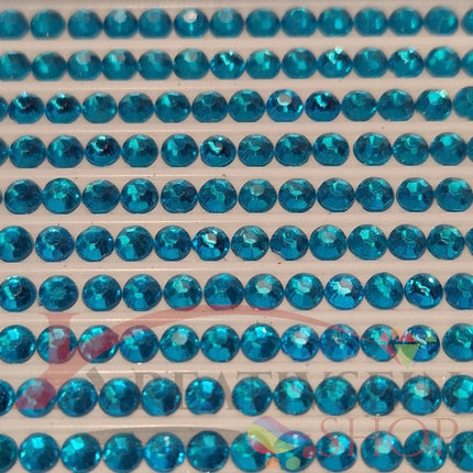 DMC 996 Electric Blue MED - rund Steine - Strass - Diamond Painting