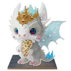 Drachenbaby mit Kopfschmuck Aufsteller - Diamond Painting
