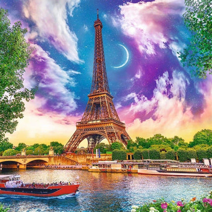 Eiffelturm an der Seine - Voll AB 5D DIY Diamond Painting