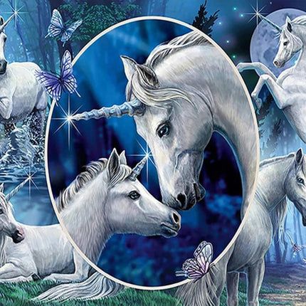 Einhörner - Voll AB 5D DIY Diamond Painting