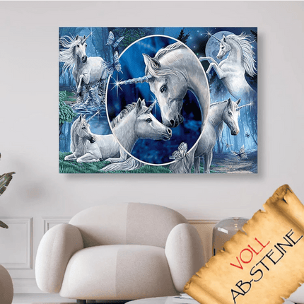 Einhörner - Voll AB 5D DIY Diamond Painting