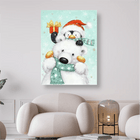 Eisbär mit Pinguin - 5D DIY Diamond Painting