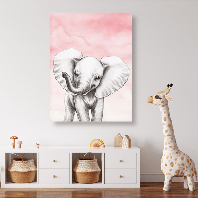 Elefant Motiv Kinderzimmer - 5D DIY Diamond Painting