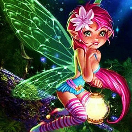 Elfe des Lichtes - 5D DIY Diamond Painting