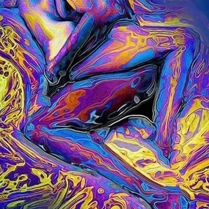 Eng umschlungenes Liebespaar - 5D DIY Diamond Painting