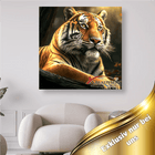 Entspannter Tiger - 5D DIY Diamond Painting
