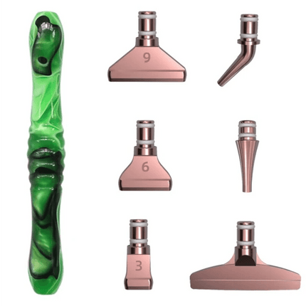 Ergonomischer Stift mit 6 Aufsätzen - Diamond Painting