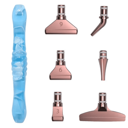 Ergonomischer Stift mit 6 Aufsätzen - Diamond Painting
