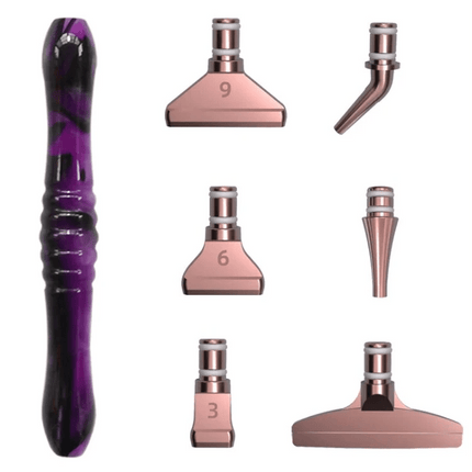 Ergonomischer Stift mit 6 Aufsätzen - Diamond Painting