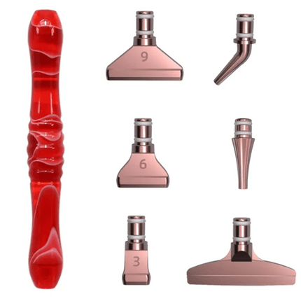 Ergonomischer Stift mit 6 Aufsätzen - Diamond Painting