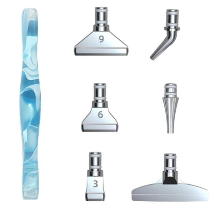 Ergonomischer Stift mit 6 Metall Aufsätzen - Diamond Painting