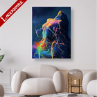 Frau in Regenbogenfarben LA - 5D DIY Diamond Painting