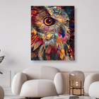 Eule Abstrakt - 5D DIY Diamond Painting