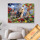 Eule - Voll AB 5D DIY Diamond Painting