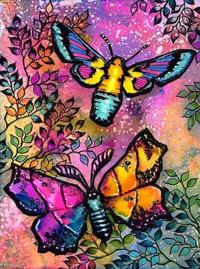 Falter und Schwärmer - Voll AB 5D DIY Diamond Painting