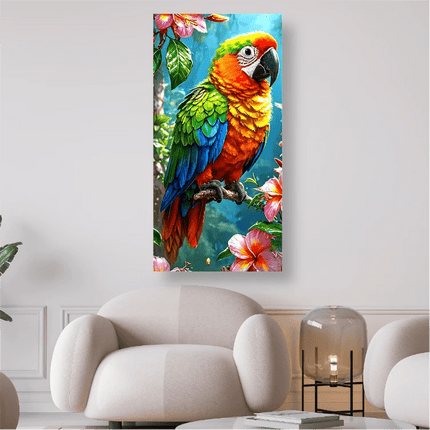 Farbenfroher Papagei - 5D DIY Diamond Painting