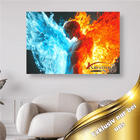 Feuer Wasser Engel - 5D DIY Diamond Painting