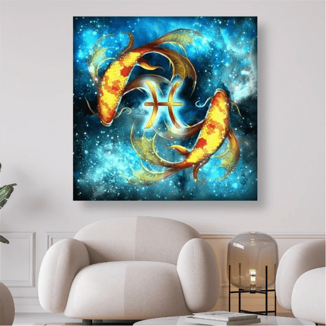Fische Sternzeichen - 5D DIY Diamond Painting