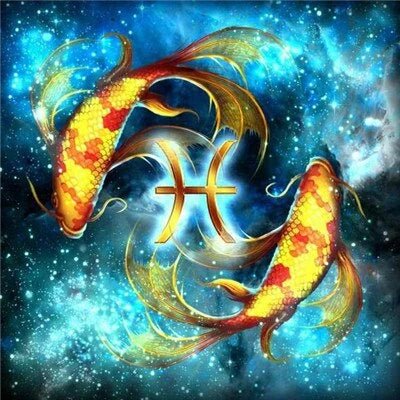 Fische Sternzeichen - 5D DIY Diamond Painting