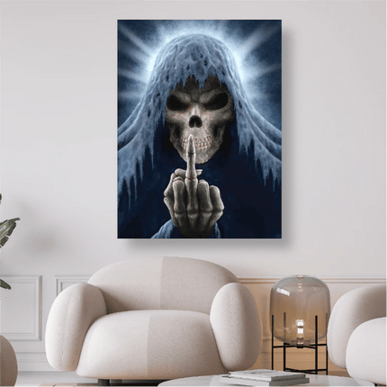 Geist zeigt Mittelfinger - 5D DIY Diamond Painting