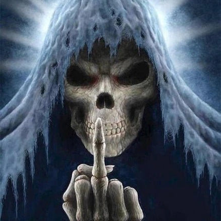 Geist zeigt Mittelfinger - 5D DIY Diamond Painting