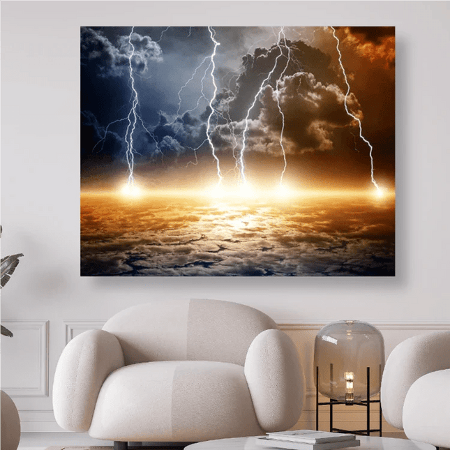 Gewitter über dem Meer - 5D DIY Diamond Painting