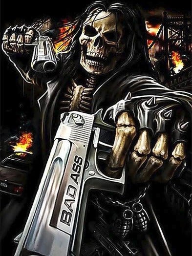 Ghost Bad Ass - 5D DIY Diamond Painting