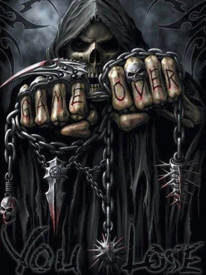 Ghost Game Over - 5D DIY Diamond Painting