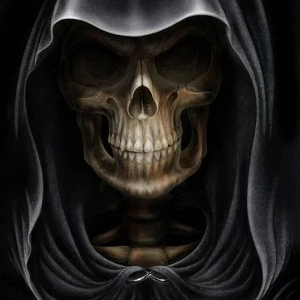 Ghost mit schwarzem Mantel - 5D DIY Diamond Painting