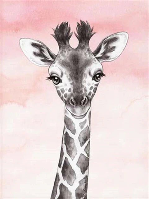 Giraffe Motiv Kinderzimmer - 5D DIY Diamond Painting