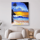 Goldener Himmel vom Sonnenuntergang - 5D DIY Diamond Painting