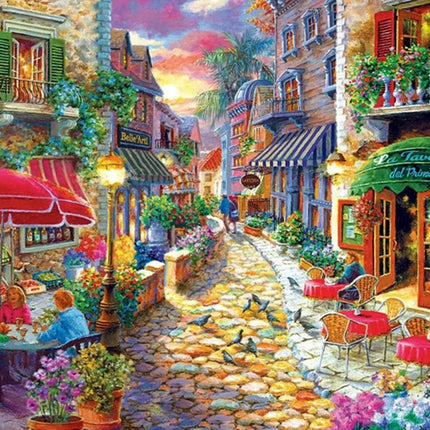 Italienische kleine Gasse - Voll AB 5D DIY Diamond Painting