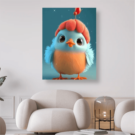 Kaburi das blaue Küken - 5D DIY Diamond Painting